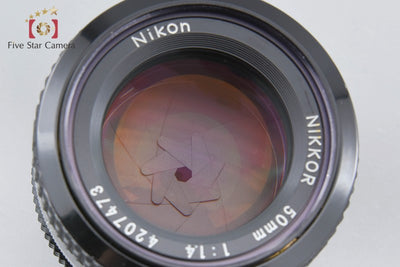 [Used] Nikon Ai NIKKOR 50mm f/1.4