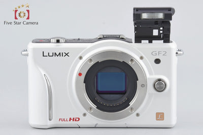 【中古】Panasonic パナソニック LUMIX DMC-GF2 ホワイト + LUMIX G VARIO 14-42mm f/3.5-5.6 ASPH. MEGA O.I.S. H-FS014042