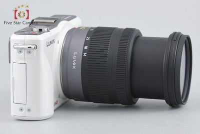 【中古】Panasonic パナソニック LUMIX DMC-GF2 ホワイト + LUMIX G VARIO 14-42mm f/3.5-5.6 ASPH. MEGA O.I.S. H-FS014042