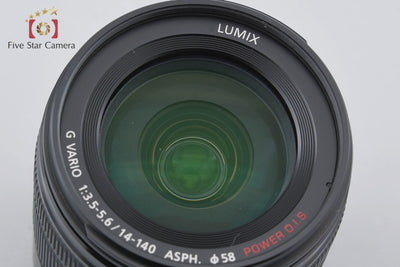 [Used] Panasonic LUMIX G VARIO 14-140mm f/3.5-5.6 ASPH. POWER O.I.S. Black H-FS14140