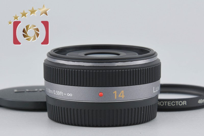 Used: Panasonic LUMIX G 14mm f/2.5 ASPH. H-H014