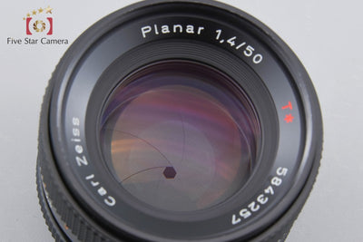 【中古】CONTAX コンタックス Carl Zeiss Planar 50mm f/1.4 T* AEJ