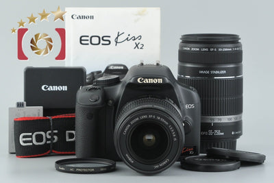 [Used] Canon EOS Kiss X2 Double Zoom Kit - Low Shutter Count