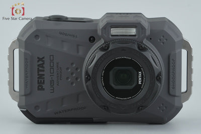 [Used] RICOH Pentax WG-1000 Gray Waterproof Action Camera with Original Box