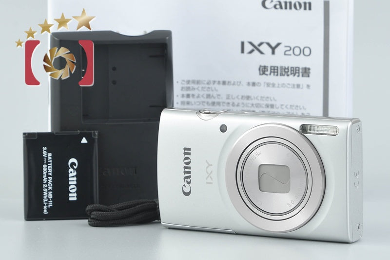 [Used] Canon IXY 200 Silver Compact Digital Camera