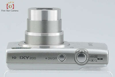 【中古】Canon キヤノン IXY 200 シルバー コンパクトデジタルカメラ