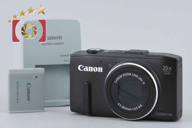 [Used] Canon PowerShot SX280 HS Black Compact Digital Camera