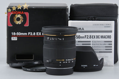 [Used] SIGMA 18-50mm f/2.8 EX DC MACRO for Pentax with original box