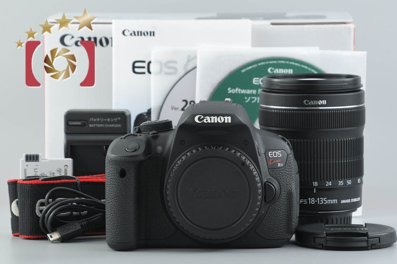 [Used] Canon EOS Kiss X7i EF-S 18-135 IS STM Lens Kit with Original Box