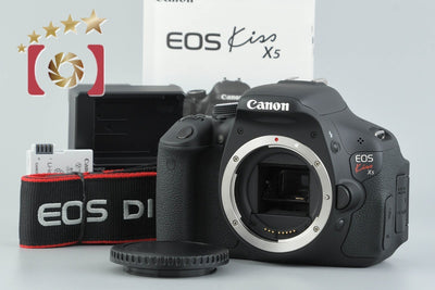 [Used] Canon EOS Kiss X5 Digital SLR Camera, Low Shutter Count