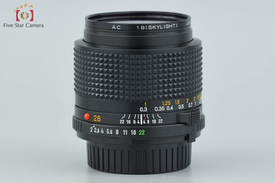 【中古】MINOLTA ミノルタ New MD 28mm f/2