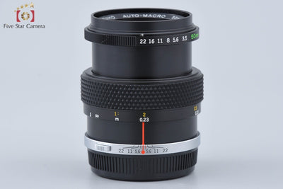 【中古】OLYMPUS オリンパス ZUIKO AUTO-MACRO 50mm f/3.5