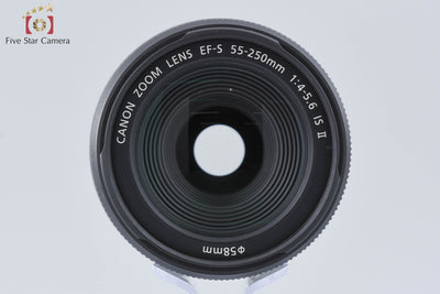 【中古】Canon キヤノン EF-S 55-250mm f/4-5.6 IS II