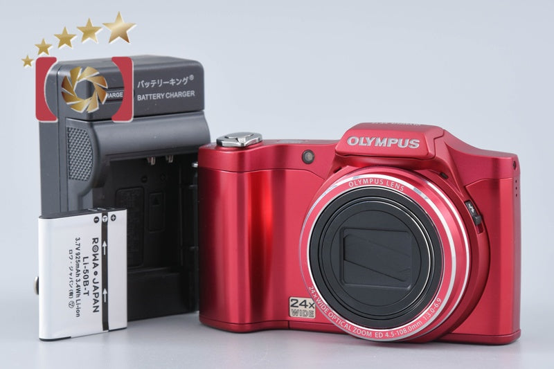 [Used] OLYMPUS Olympus SZ-14 Red Compact Digital Camera