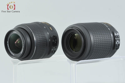【中古】Nikon ニコン D3200 ダブルズームキット ブラック シャッター回数僅少