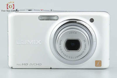 [Used] Panasonic LUMIX DMC-FX77 Lily White Compact Digital Camera