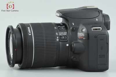 【中古】Canon キヤノン EOS Kiss X7 EF-S 18-55mm IS STM レンズキット ブラック
