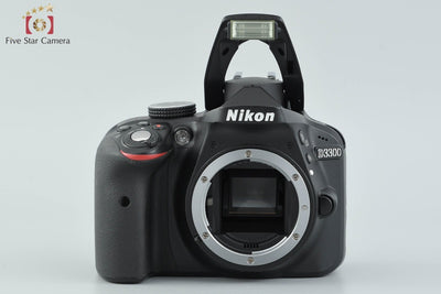 [Used] Nikon D3300 Black + AF-S DX NIKKOR 18-55mm f/3.5-5.6 G VR