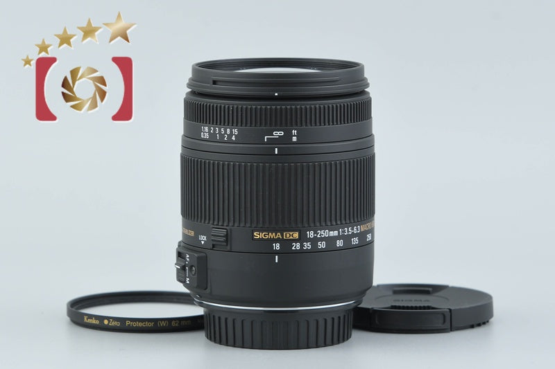 【中古】SIGMA シグマ 18-250mm f/3.5-6.3 DC MACRO OS HSM キヤノン用