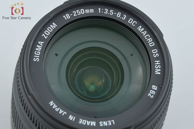 [Used] SIGMA 18-250mm f/3.5-6.3 DC MACRO OS HSM for Canon
