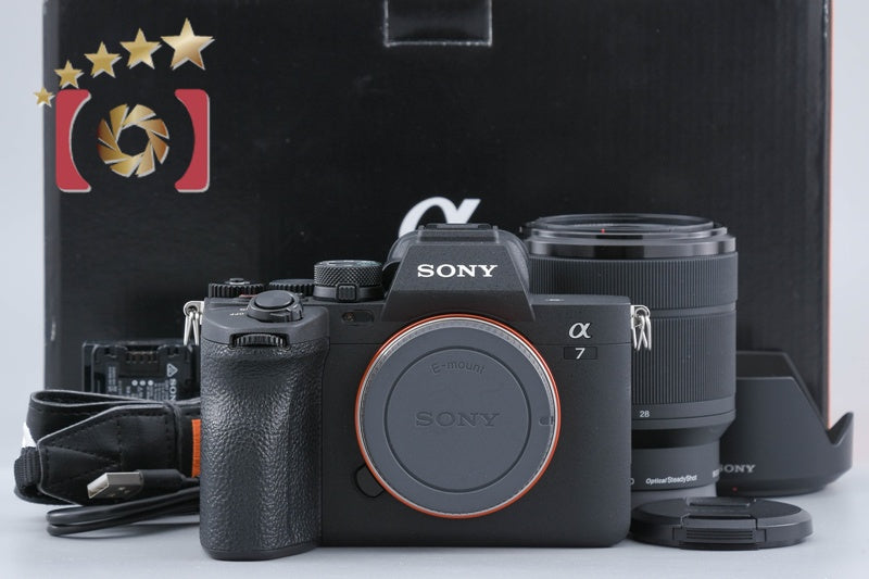 【中古】SONY ソニー α7IV ILCE-7M4 ズームレンズキットブラック シャッター回数僅少 元箱付き