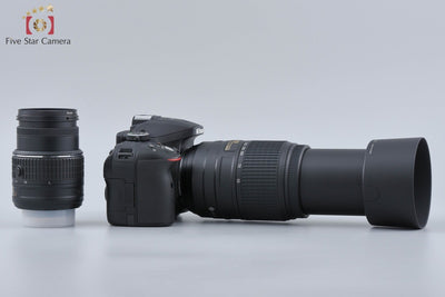 [Used] Nikon D5300 Double Zoom Kit Black, Low Shutter Count, With Original Box