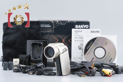 [Used] Sanyo Xacti DMX-HD2000 Champagne Gold Digital Movie Camera with Original Box