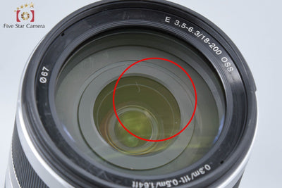 [Used] SONY E 18-200mm f/3.5-6.3 OSS SEL18200 Silver
