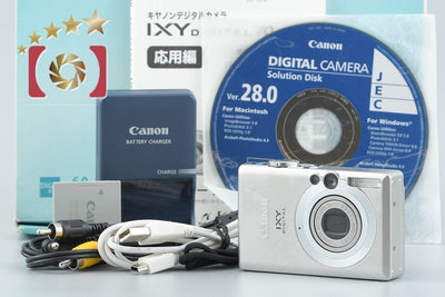 [Used] Canon IXY Digital 70 Silver Compact Digital Camera with Original Box