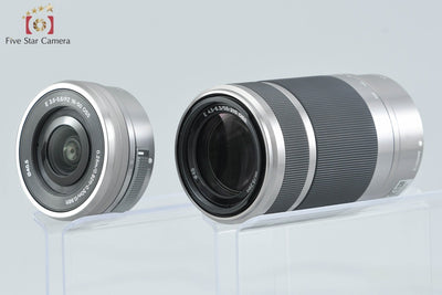 [Used] SONY α6000 ILCE-6000 Double Zoom Lens Kit White, with original box