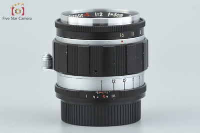 [Used] Tokyo Kogaku TOPCON Topcor-S 50mm f/2 L39 Leica Screw Mount