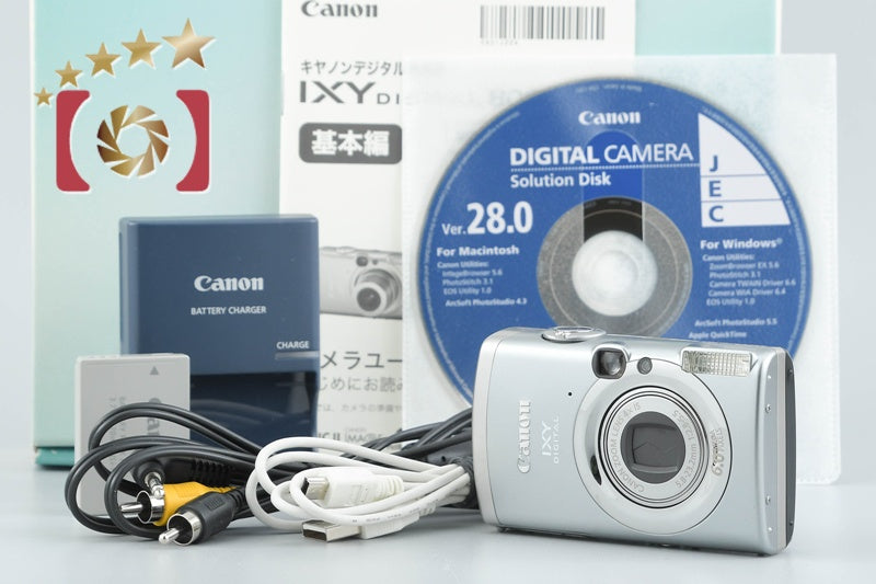 [Used] Canon IXY Digital 800 IS Compact Digital Camera with Original Box