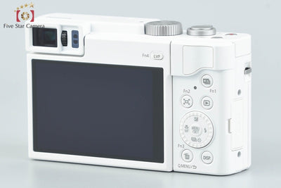Used: Panasonic LUMIX DC-TZ95D White Compact Digital Camera with Original Box