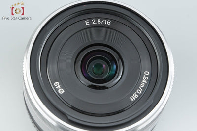 【Used】SONY E 16mm f/2.8 SEL16F28