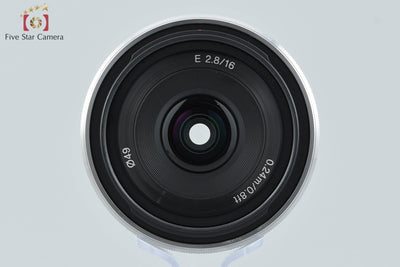 【Used】SONY E 16mm f/2.8 SEL16F28