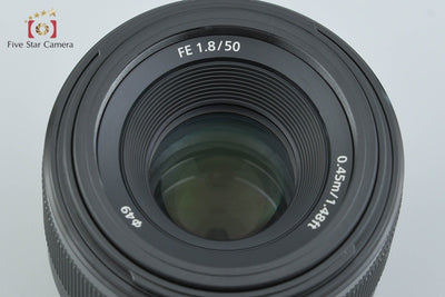 【中古】SONY ソニー FE 50mm f/1.8 SEL50F18F