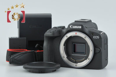 【中古】Canon キヤノン EOS R50 ブラック ミラーレス一眼カメラ シャッター回数僅少