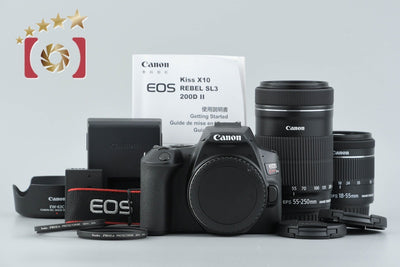 【中古】Canon キヤノン EOS Kiss X10 ダブルズームキット シャッター回数僅少