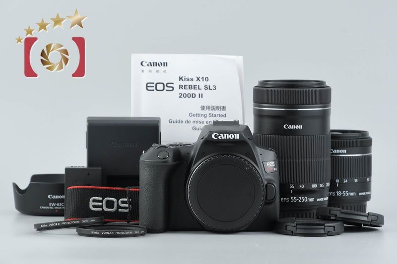 [Used] Canon EOS Kiss X10 Double Zoom Kit, low shutter count