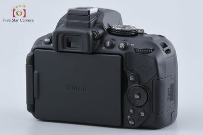 【中古】Nikon ニコン D5300 18-55 VR II レンズキット ブラック シャッター回数僅少 元箱付き