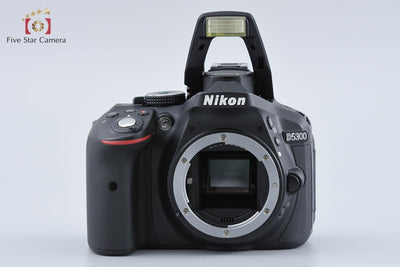 【中古】Nikon ニコン D5300 18-55 VR II レンズキット ブラック シャッター回数僅少 元箱付き