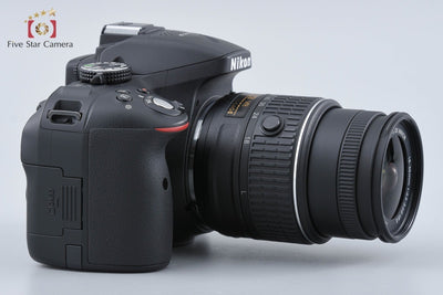 【中古】Nikon ニコン D5300 18-55 VR II レンズキット ブラック シャッター回数僅少 元箱付き
