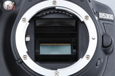 【中古】Nikon ニコン D5300 18-55 VR II レンズキット ブラック シャッター回数僅少 元箱付き