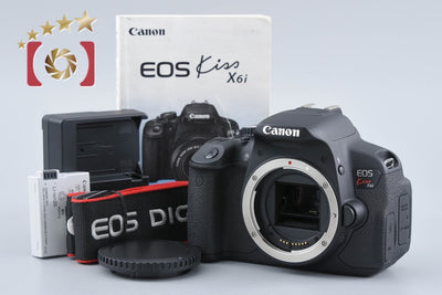 [Used] Canon EOS Kiss X6i Digital SLR Camera, Low Shutter Count
