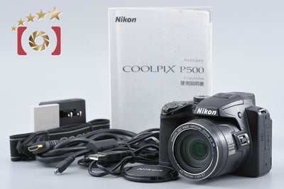 [Used] Nikon COOLPIX P500 Black Compact Digital Camera