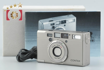 【中古】CONTAX コンタックス Tix シルバー コンパクトフィルムカメラ