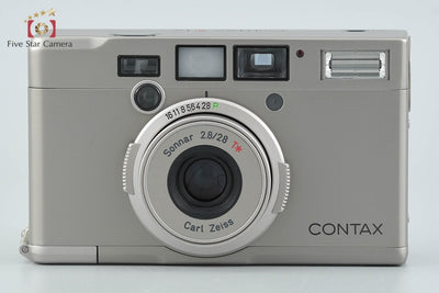 【中古】CONTAX コンタックス Tix シルバー コンパクトフィルムカメラ