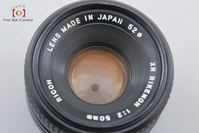[Used] RICOH Rikenon XR 50mm f/2 Pentax K Mount