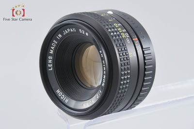 [Used] RICOH Rikenon XR 50mm f/2 Pentax K Mount