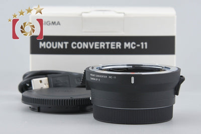 【中古】SIGMA シグマ マウントコンバーター MC-11 Canon EF-E用 Canon EF → ソニーEマウント 元箱付き